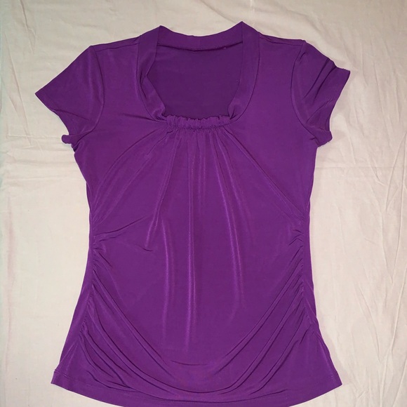 Plum colored dressy shirt - Picture 2 of 2